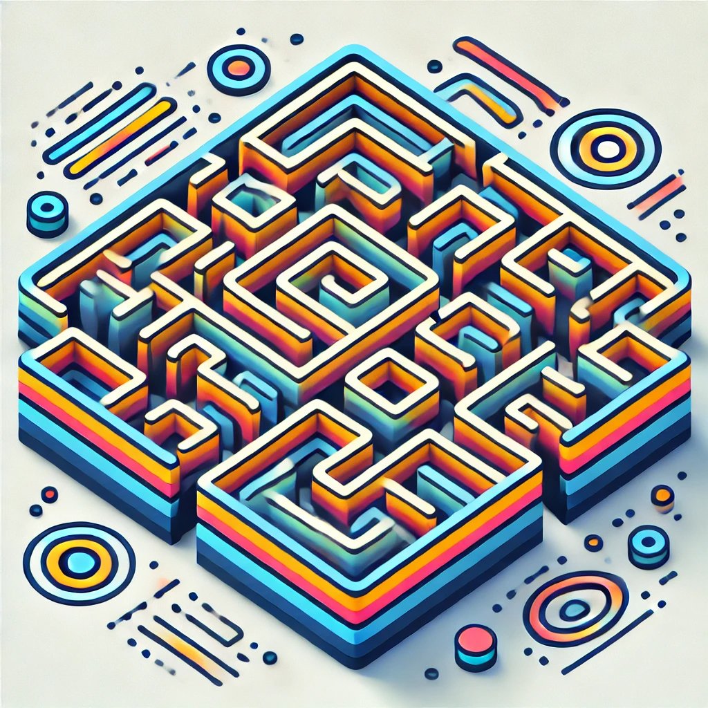 3D Maze Icon